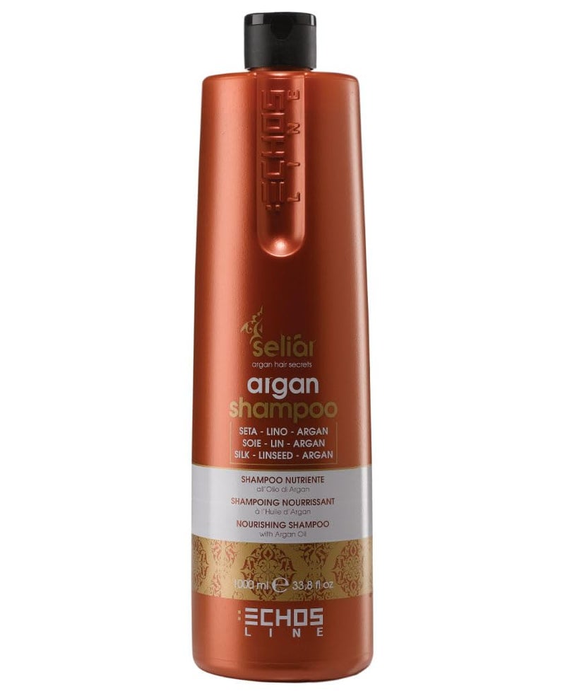 Echos Line Seliar Argan Nourishing Shampoo 1000ml338ozFree Starry Sexy Kiss Lip Plumping 10 Ml 1000ml338oz